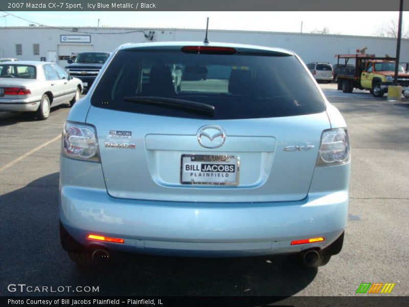 Icy Blue Metallic / Black 2007 Mazda CX-7 Sport