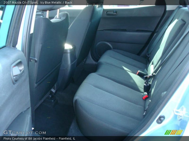 Icy Blue Metallic / Black 2007 Mazda CX-7 Sport