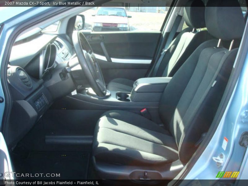 Icy Blue Metallic / Black 2007 Mazda CX-7 Sport