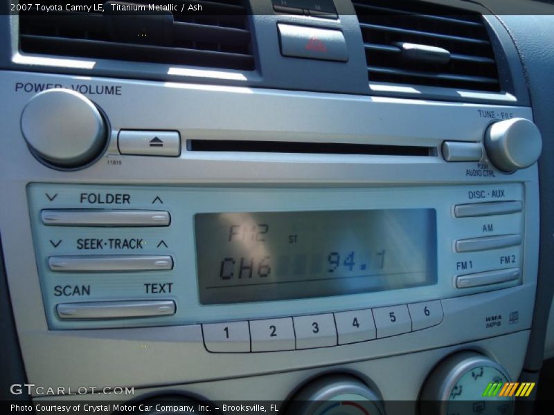 Titanium Metallic / Ash 2007 Toyota Camry LE