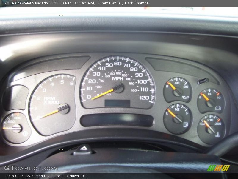 2004 Silverado 2500HD Regular Cab 4x4 Regular Cab 4x4 Gauges