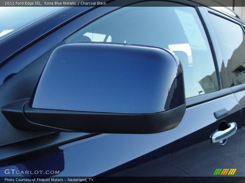 Kona Blue Metallic / Charcoal Black 2011 Ford Edge SEL
