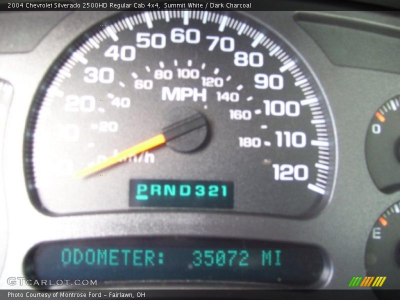 Summit White / Dark Charcoal 2004 Chevrolet Silverado 2500HD Regular Cab 4x4