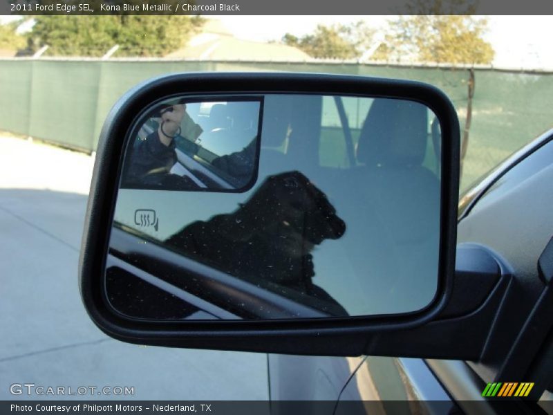 Kona Blue Metallic / Charcoal Black 2011 Ford Edge SEL
