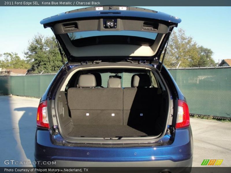 Kona Blue Metallic / Charcoal Black 2011 Ford Edge SEL