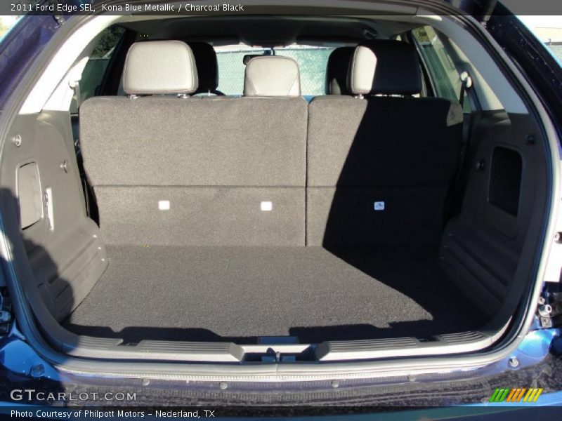 Kona Blue Metallic / Charcoal Black 2011 Ford Edge SEL