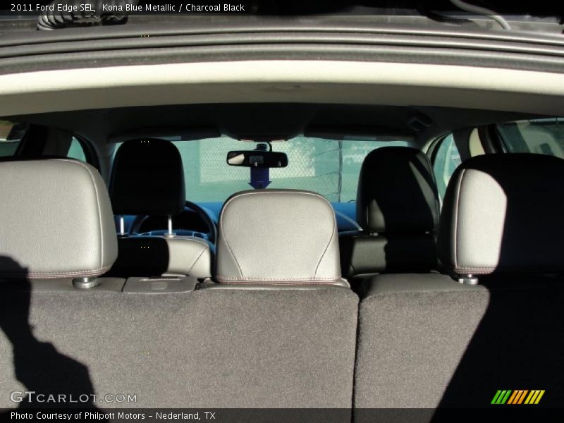 Kona Blue Metallic / Charcoal Black 2011 Ford Edge SEL