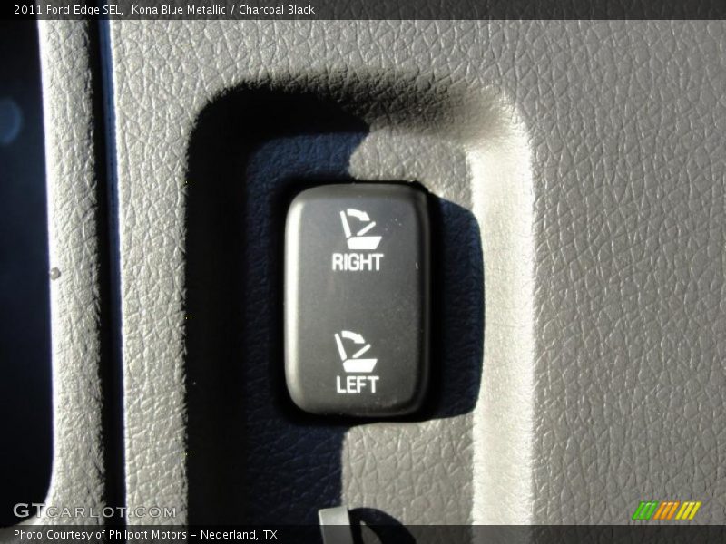 Kona Blue Metallic / Charcoal Black 2011 Ford Edge SEL