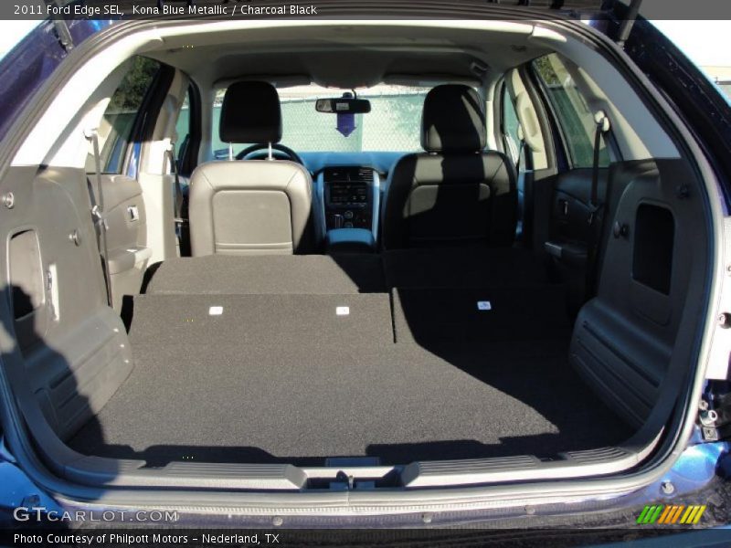 Kona Blue Metallic / Charcoal Black 2011 Ford Edge SEL