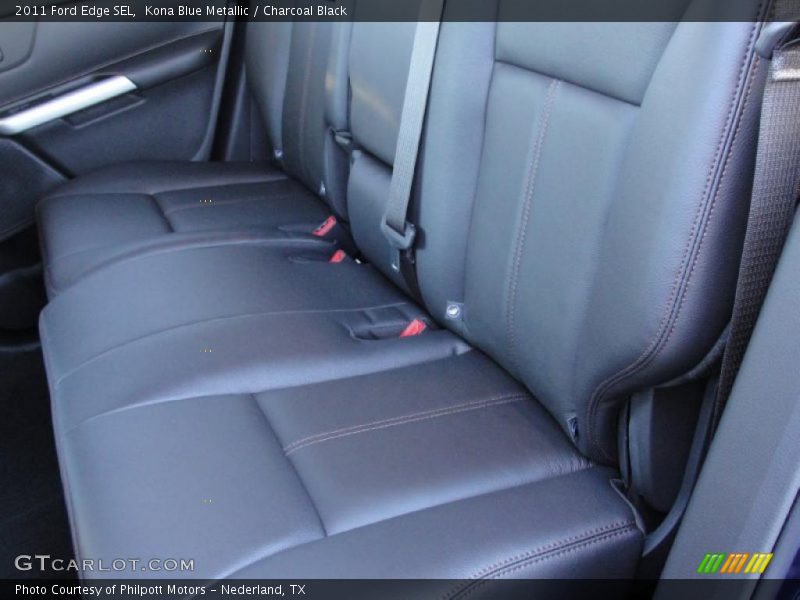 Kona Blue Metallic / Charcoal Black 2011 Ford Edge SEL