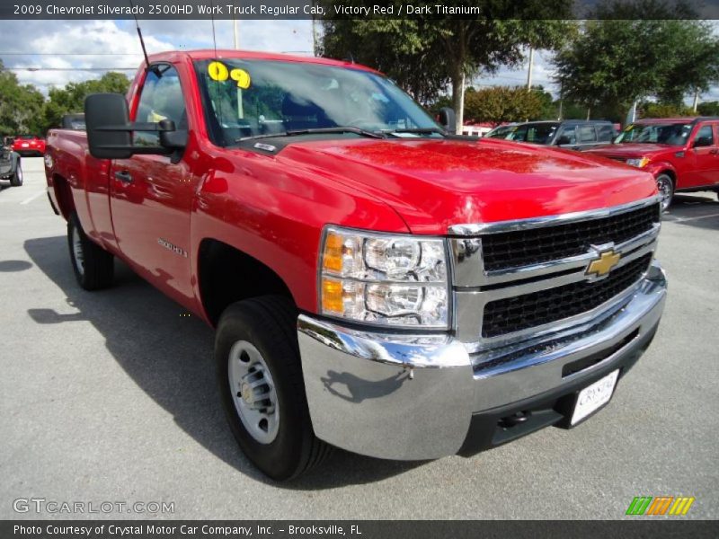 Front 3/4 View of 2009 Silverado 2500HD Work Truck Regular Cab