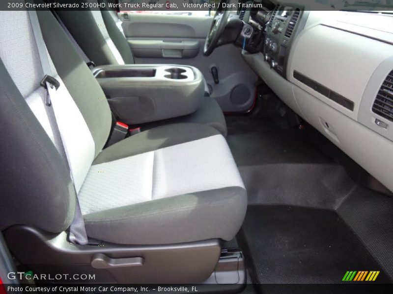 Victory Red / Dark Titanium 2009 Chevrolet Silverado 2500HD Work Truck Regular Cab