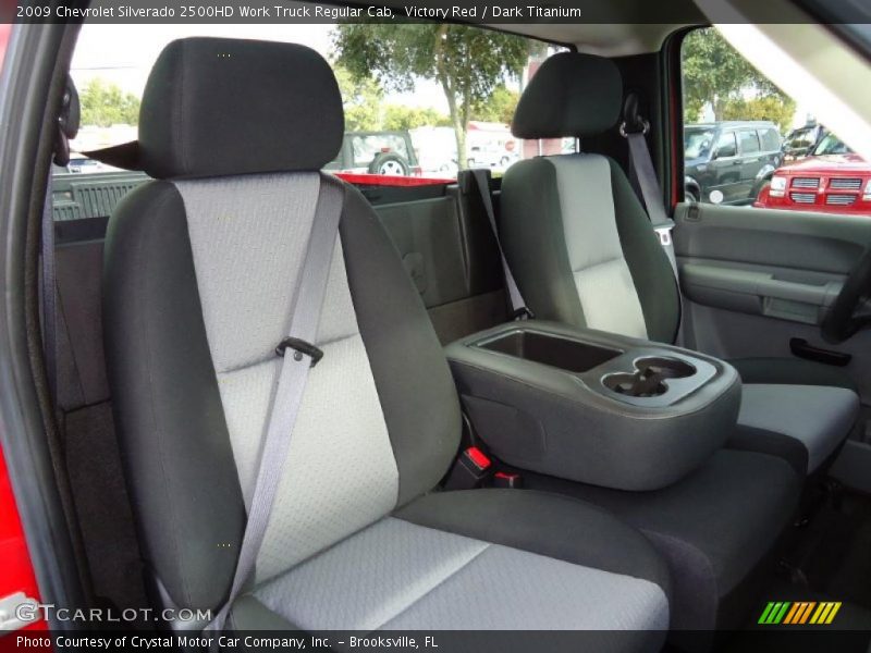 Victory Red / Dark Titanium 2009 Chevrolet Silverado 2500HD Work Truck Regular Cab