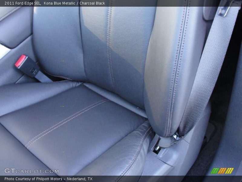 Kona Blue Metallic / Charcoal Black 2011 Ford Edge SEL