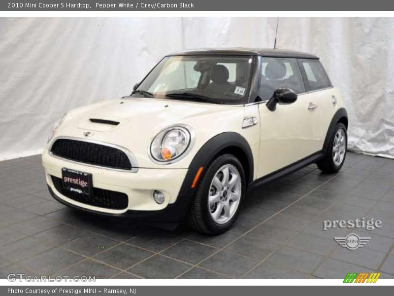 Pepper White / Grey/Carbon Black 2010 Mini Cooper S Hardtop