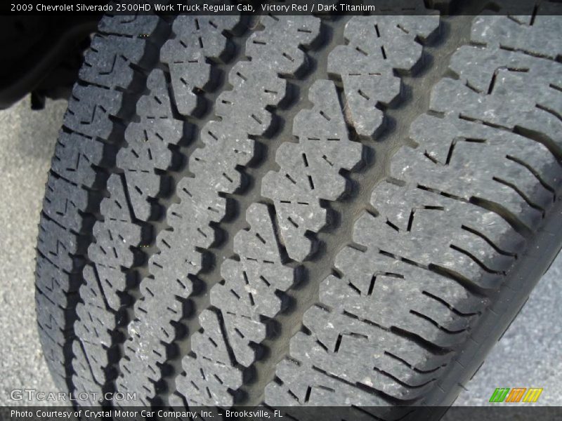 Victory Red / Dark Titanium 2009 Chevrolet Silverado 2500HD Work Truck Regular Cab