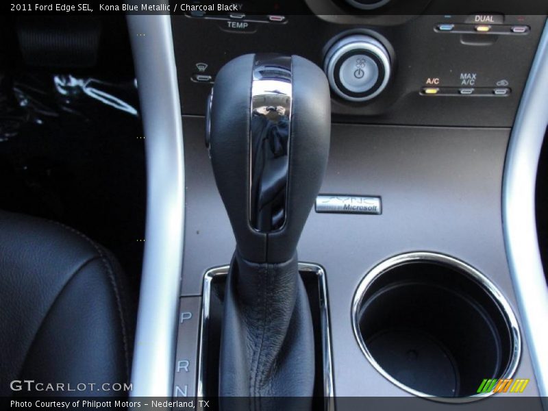 Kona Blue Metallic / Charcoal Black 2011 Ford Edge SEL