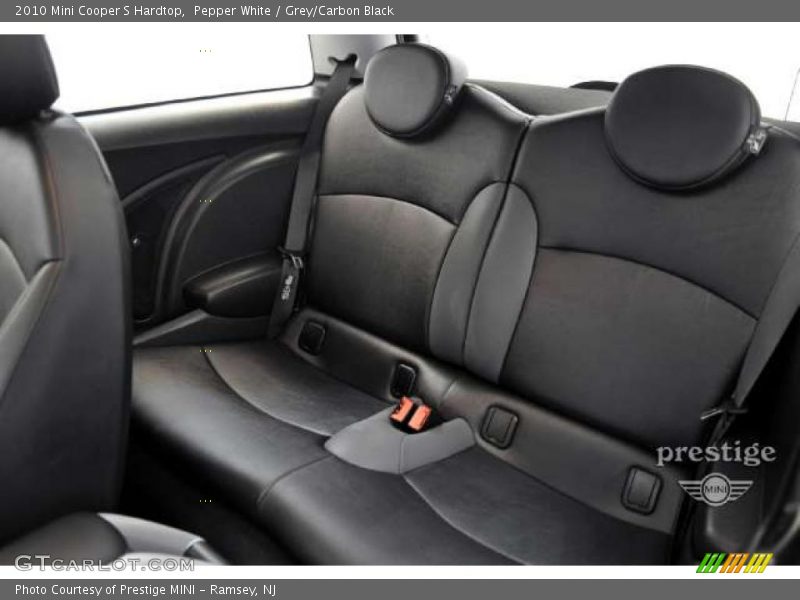 Pepper White / Grey/Carbon Black 2010 Mini Cooper S Hardtop