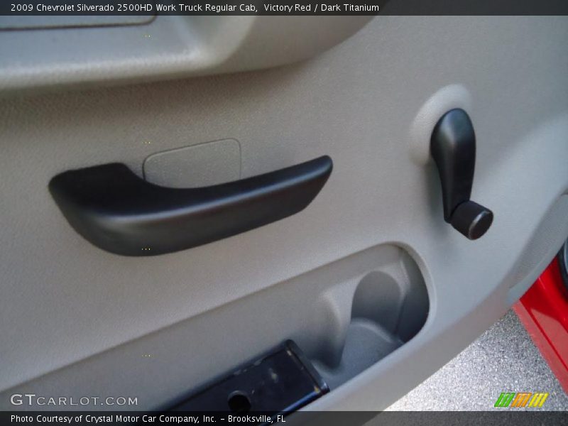 Victory Red / Dark Titanium 2009 Chevrolet Silverado 2500HD Work Truck Regular Cab