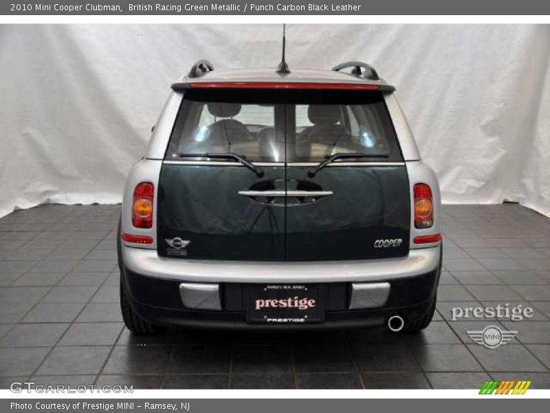 British Racing Green Metallic / Punch Carbon Black Leather 2010 Mini Cooper Clubman