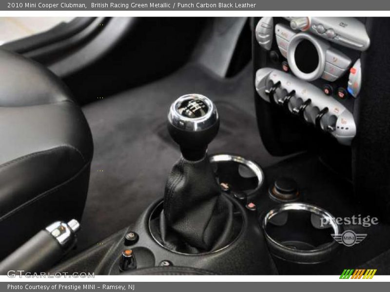 British Racing Green Metallic / Punch Carbon Black Leather 2010 Mini Cooper Clubman