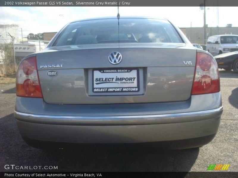 Silverstone Grey Metallic / Grey 2002 Volkswagen Passat GLS V6 Sedan