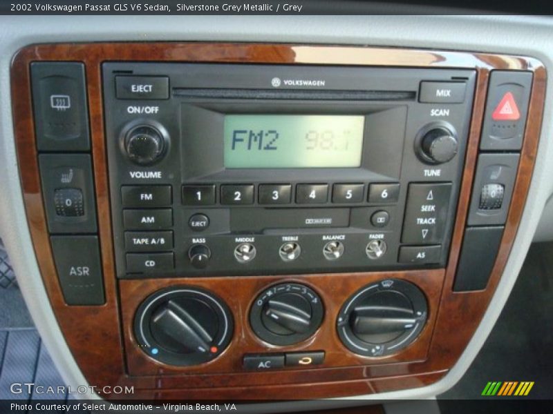 Silverstone Grey Metallic / Grey 2002 Volkswagen Passat GLS V6 Sedan