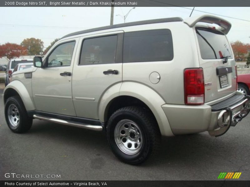 Bright Silver Metallic / Dark Khaki/Medium Khaki 2008 Dodge Nitro SXT