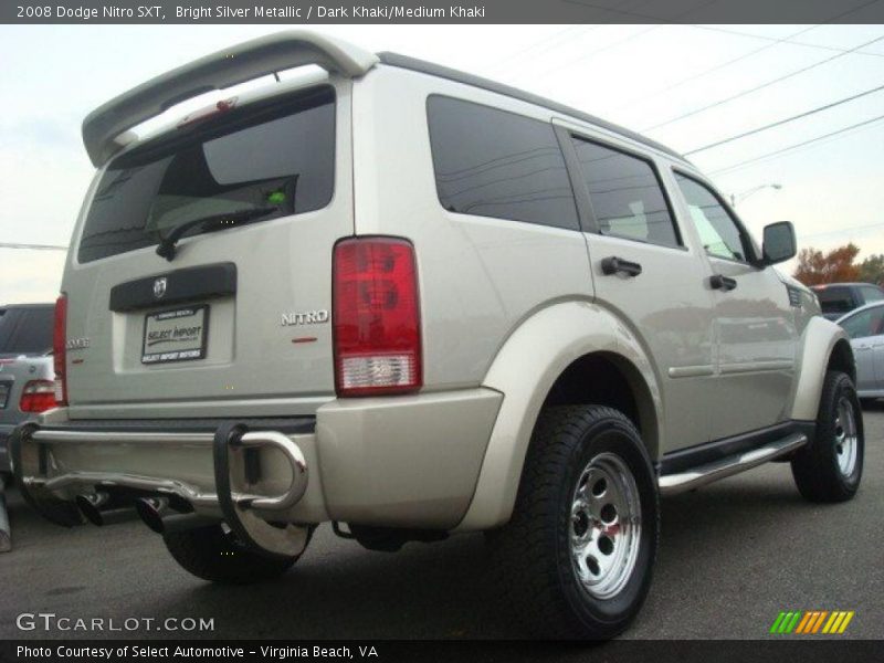 Bright Silver Metallic / Dark Khaki/Medium Khaki 2008 Dodge Nitro SXT