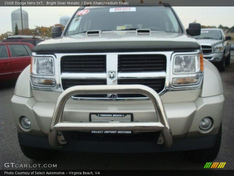 Bright Silver Metallic / Dark Khaki/Medium Khaki 2008 Dodge Nitro SXT