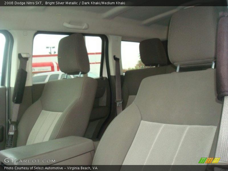 Bright Silver Metallic / Dark Khaki/Medium Khaki 2008 Dodge Nitro SXT