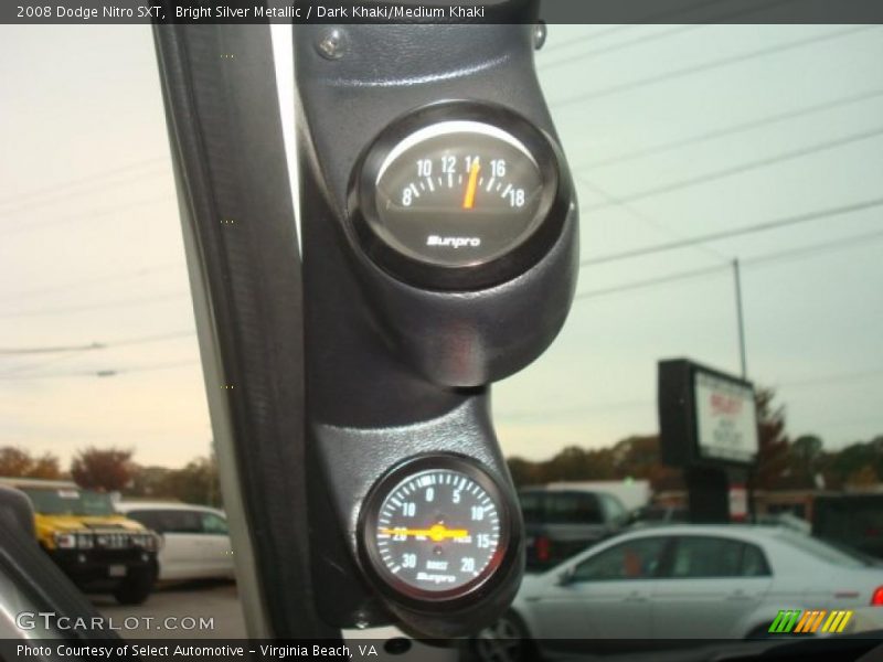 Bright Silver Metallic / Dark Khaki/Medium Khaki 2008 Dodge Nitro SXT