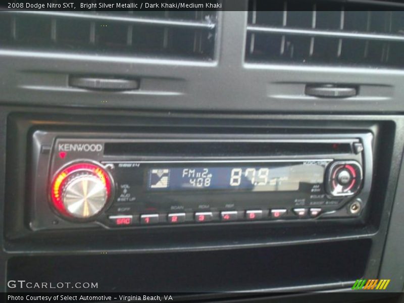 Bright Silver Metallic / Dark Khaki/Medium Khaki 2008 Dodge Nitro SXT