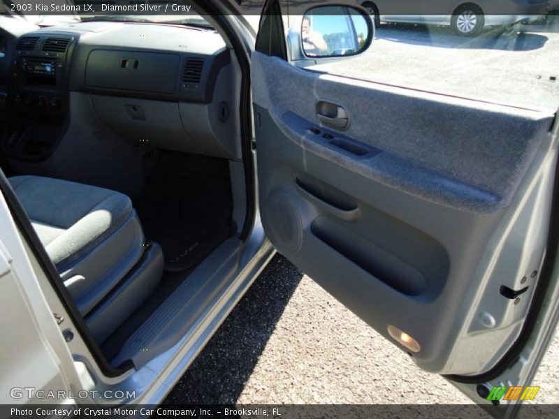 Diamond Silver / Gray 2003 Kia Sedona LX