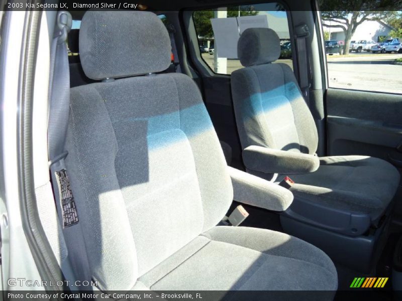 Diamond Silver / Gray 2003 Kia Sedona LX