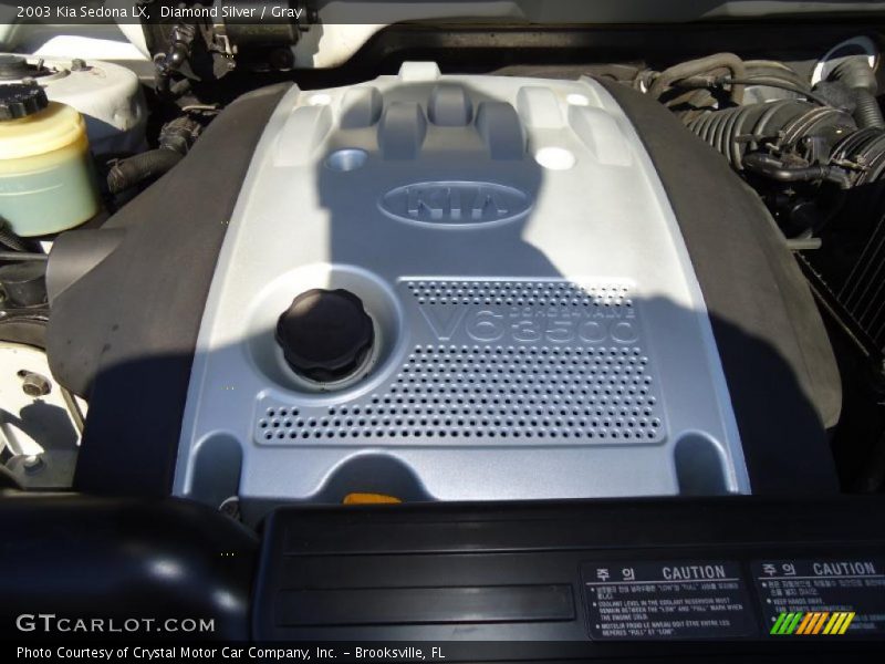 Diamond Silver / Gray 2003 Kia Sedona LX