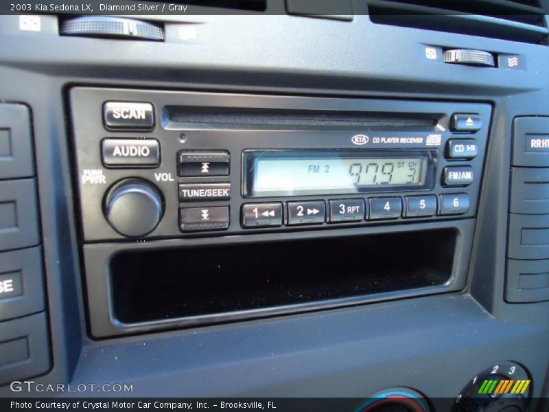 Diamond Silver / Gray 2003 Kia Sedona LX