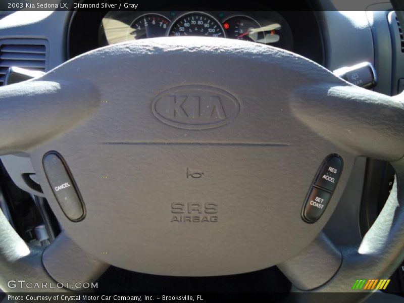 Diamond Silver / Gray 2003 Kia Sedona LX