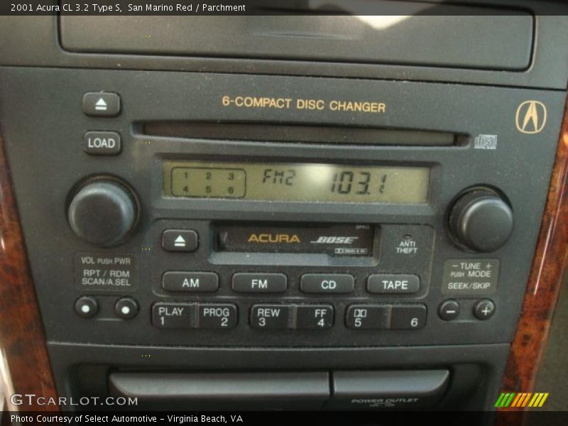 Controls of 2001 CL 3.2 Type S
