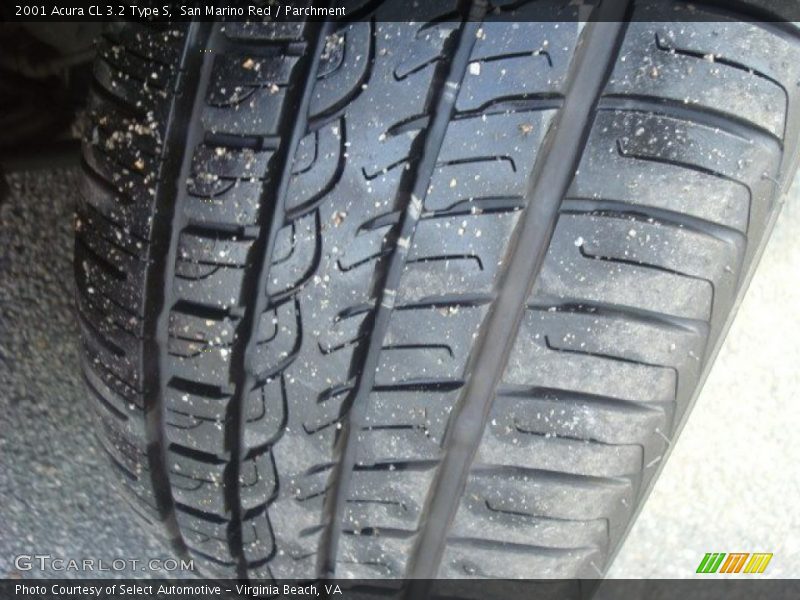 San Marino Red / Parchment 2001 Acura CL 3.2 Type S