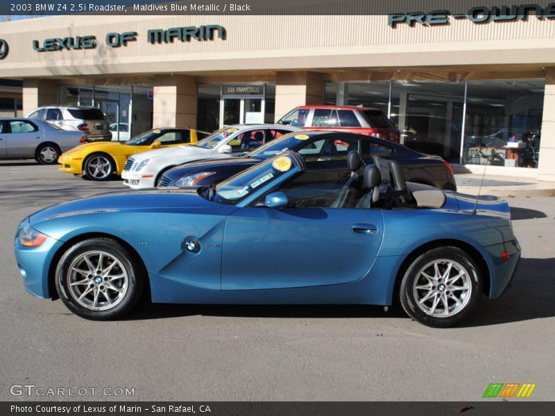  2003 Z4 2.5i Roadster Maldives Blue Metallic