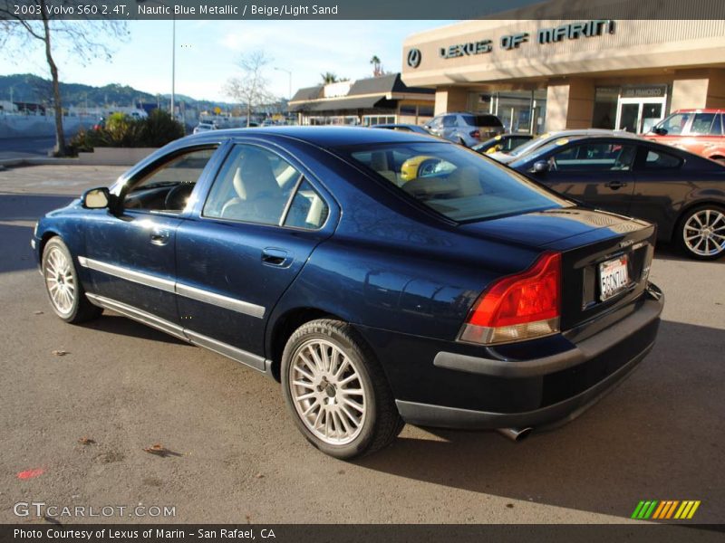 Nautic Blue Metallic / Beige/Light Sand 2003 Volvo S60 2.4T