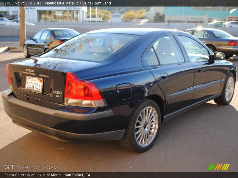 Nautic Blue Metallic / Beige/Light Sand 2003 Volvo S60 2.4T
