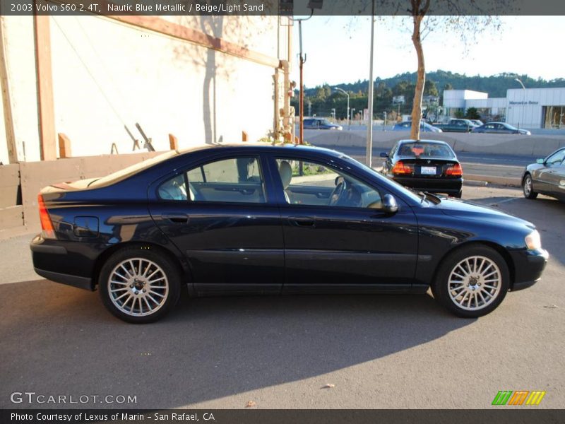 Nautic Blue Metallic / Beige/Light Sand 2003 Volvo S60 2.4T