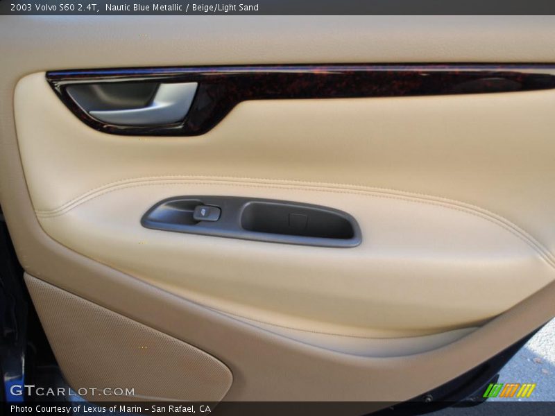 Nautic Blue Metallic / Beige/Light Sand 2003 Volvo S60 2.4T