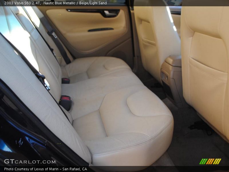 Nautic Blue Metallic / Beige/Light Sand 2003 Volvo S60 2.4T