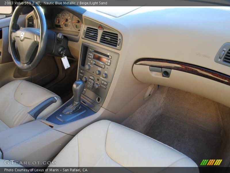 Nautic Blue Metallic / Beige/Light Sand 2003 Volvo S60 2.4T