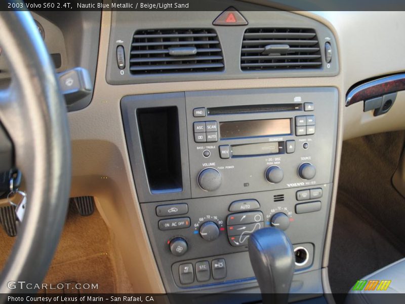 Nautic Blue Metallic / Beige/Light Sand 2003 Volvo S60 2.4T