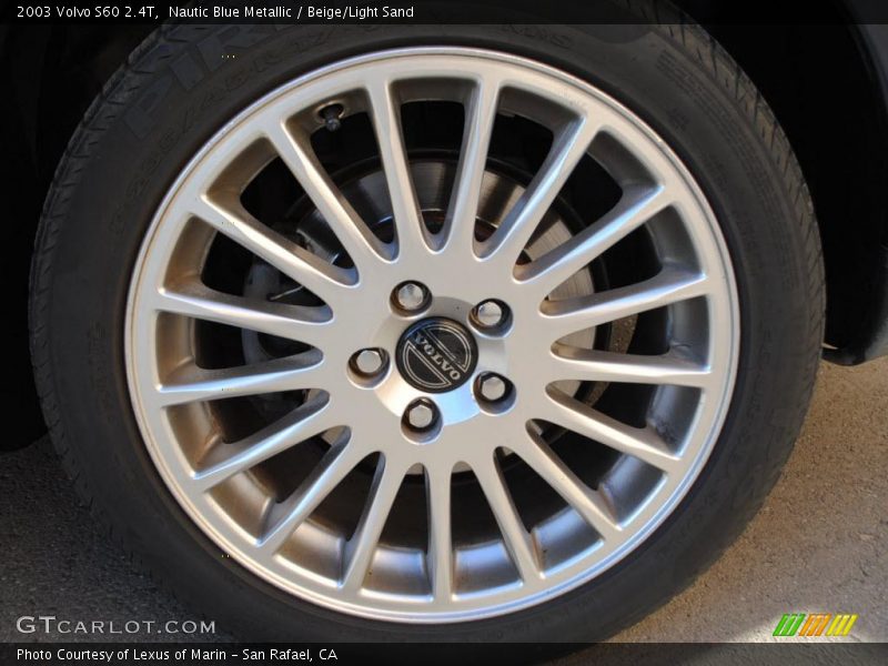 Nautic Blue Metallic / Beige/Light Sand 2003 Volvo S60 2.4T