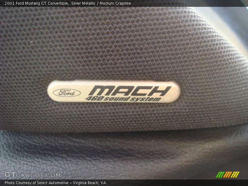 Silver Metallic / Medium Graphite 2001 Ford Mustang GT Convertible